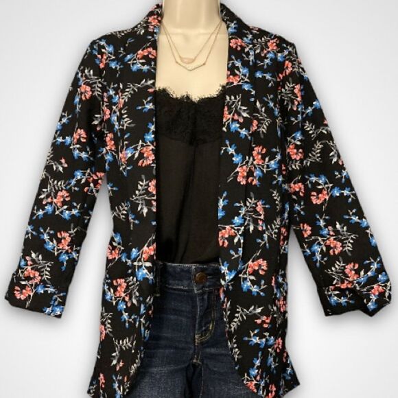 : : LUSH URBAN OUTFITTERS / NORDSTROM Floral Print Blazer : : - Picture 1 of 14